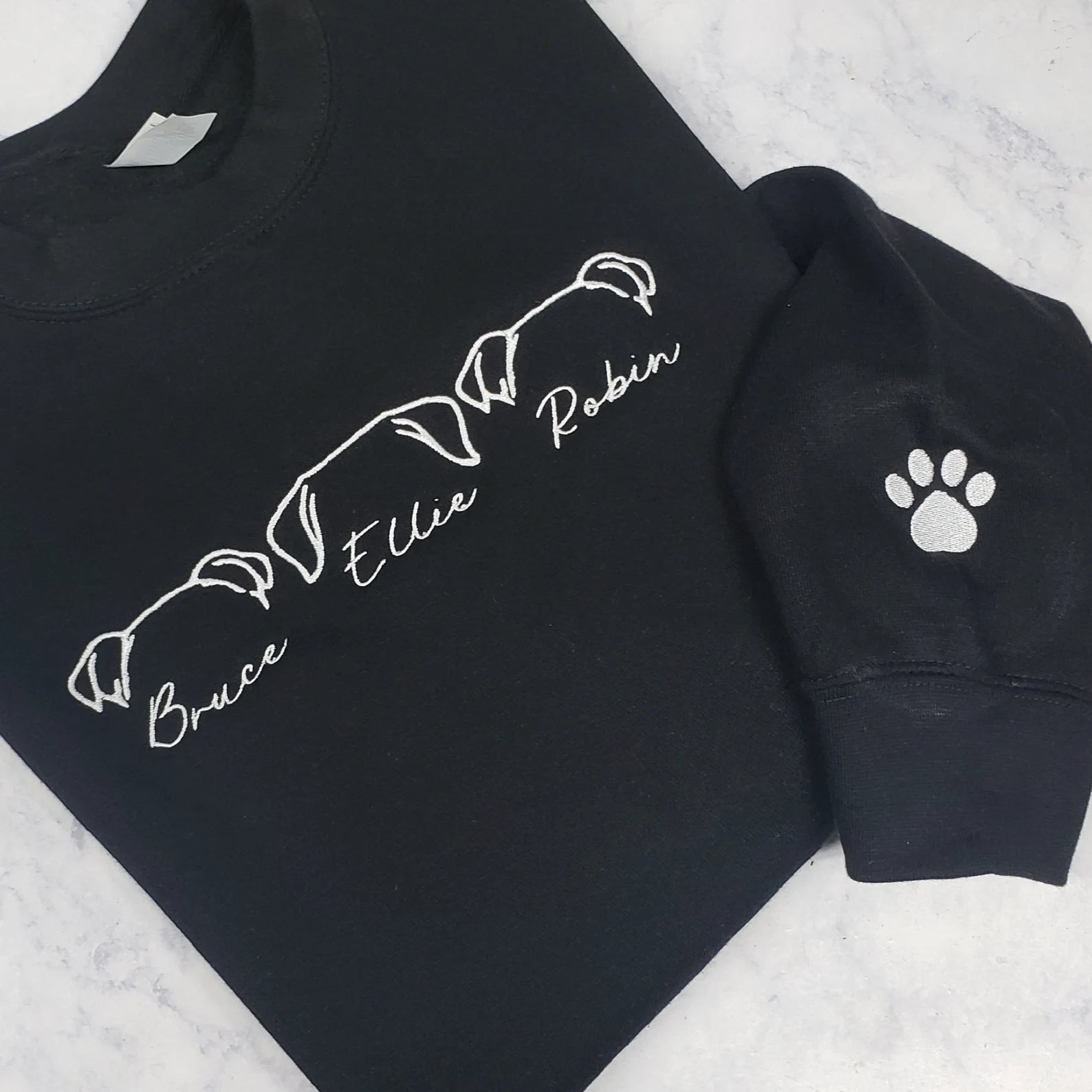 Getlovecustom™  Pet Ear Custom Unisex Embroidered T-Shirt/Sweart/Hoodie