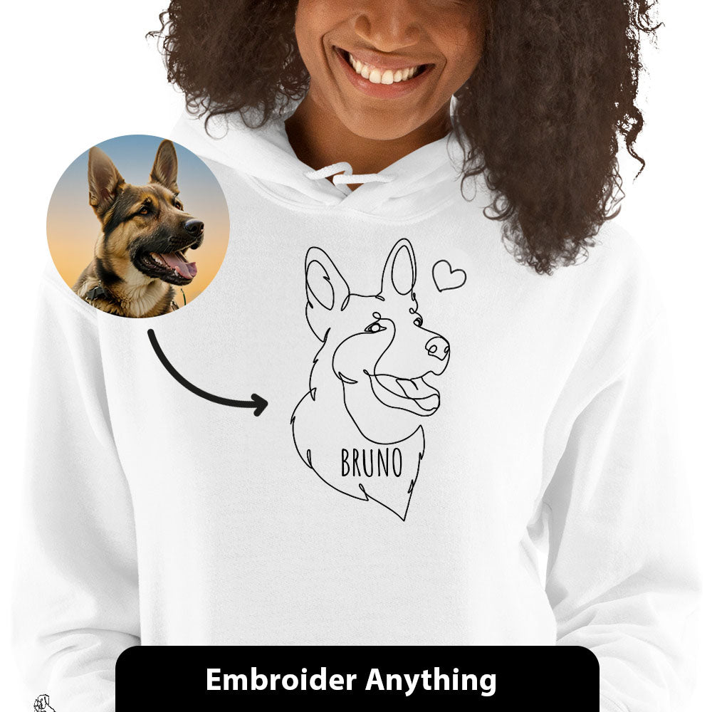 Getlovecustom™ PERSONALIZED LINE ART T-Shirt/Sweatshirt/HOODIE