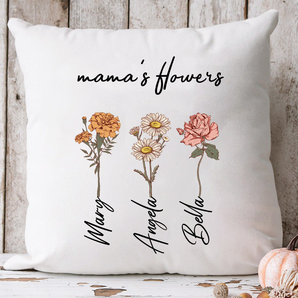 Mom's Garden is Her Children Customized Pillow Cushion