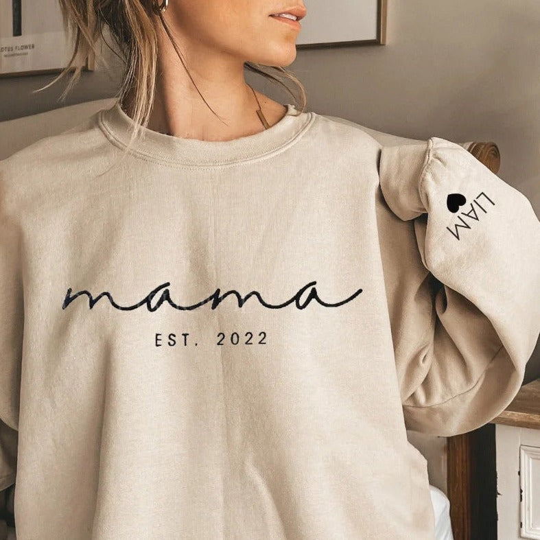 Getlovecustom™ Custom Collar Mama T-Shirt/Sweatshirt/Hoodie【BUY 2 GET FREE SHIPPING】