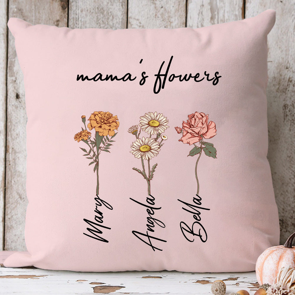 Mom's Garden is Her Children Customized Pillow Cushion